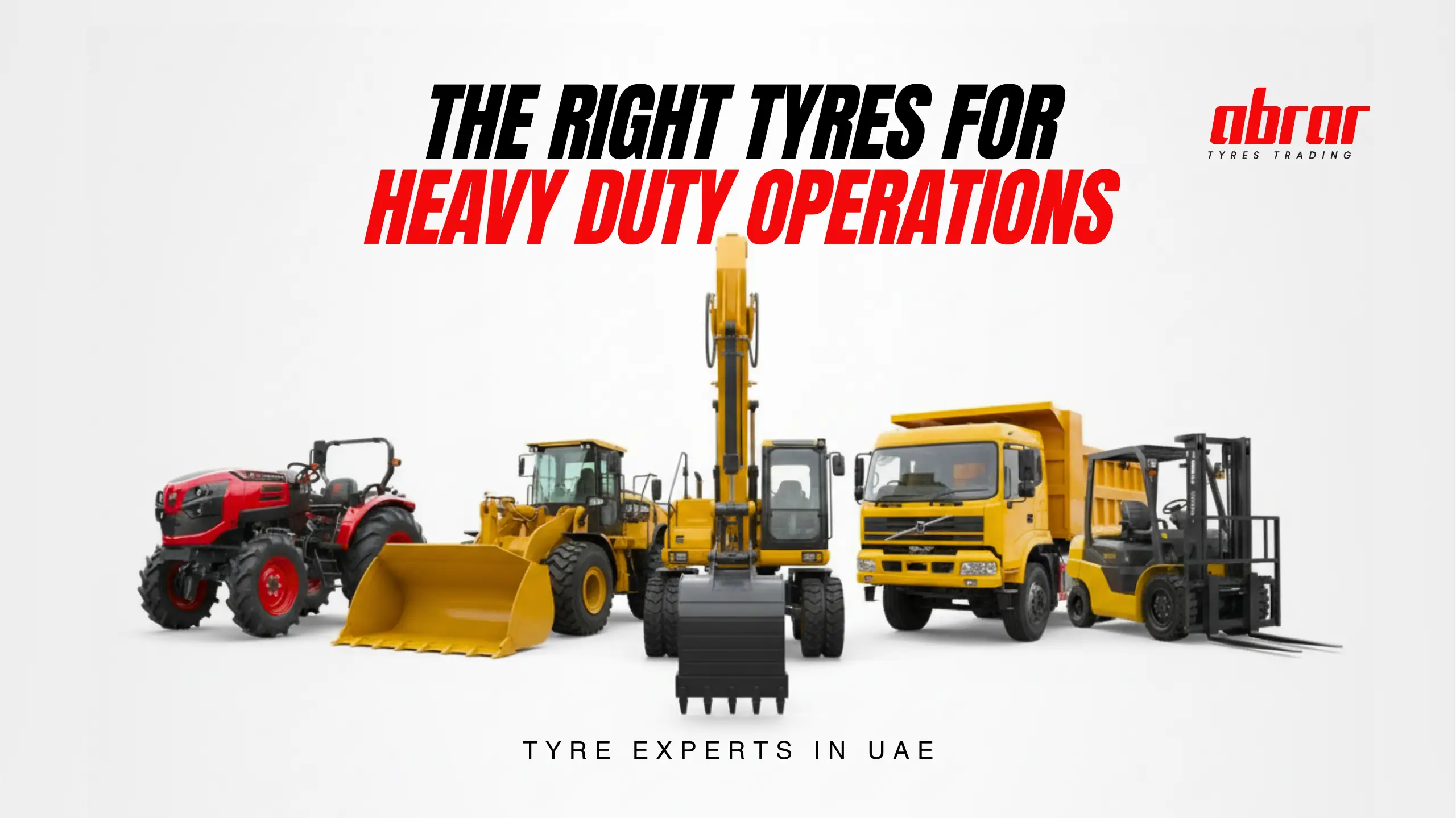 Industrial, Earth Mover & Forklift Tyres in the UAE